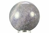 Polished Purple Botryoidal Grape Agate Sphere - Indonesia #360097-1